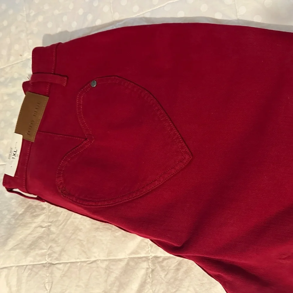 Plus size Judy Blue Ruby Heart Pocket Tummy Control Shorts - Picture 5 of 5